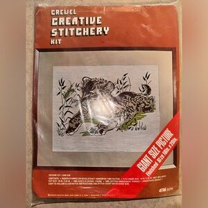 Vogart Lion Cub Crewel Stitcher Kit New! 411d 5176‎